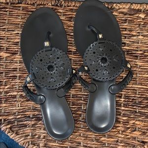 Black Jack Rogers Jelly flip flops size 9